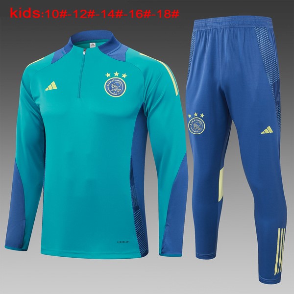 Niños Sudadera De Training Ajax 2024 2025 Verde 3